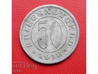 Германия-Баден-Вюртенберг-Ройтлинген-50 пфенига 1918