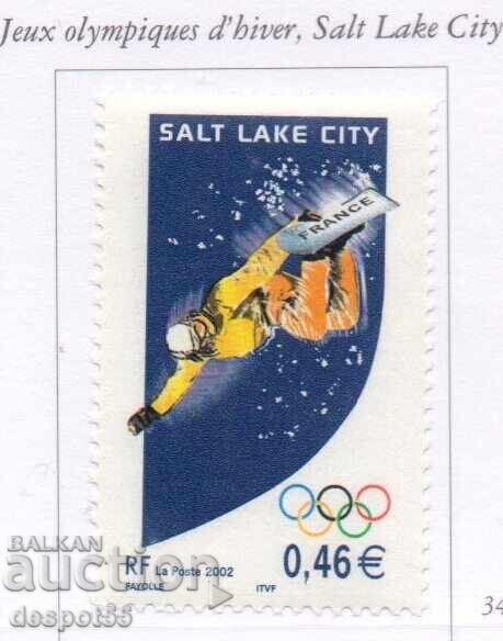 2002. Franţa. Jocurile Olimpice de iarnă - Salt Lake City.