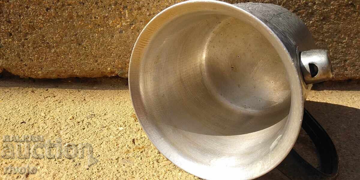 Licitație Ceaun de lapte din aluminiu din perioada socialistă, 1L