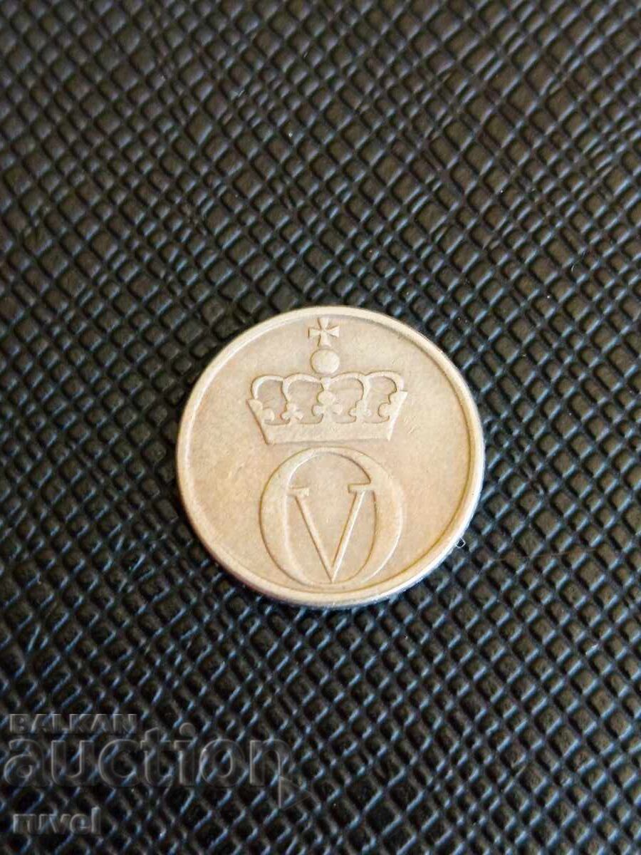 Norway 10 Ore, 1961 με τιμή € 0.35 | 0.68 BGN