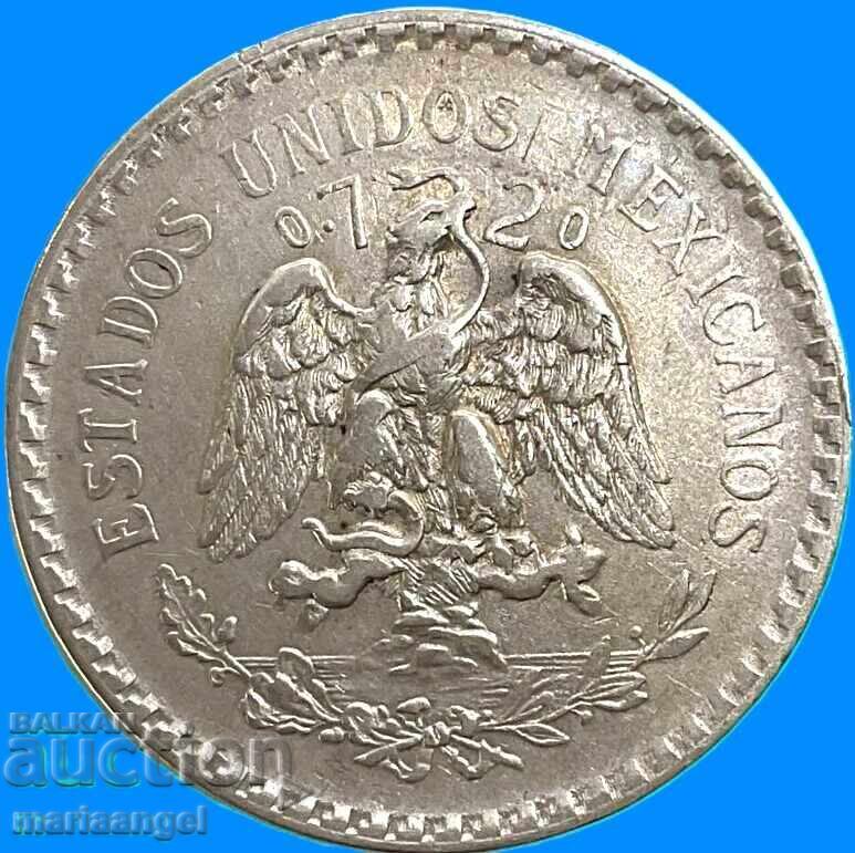 Mexic 1 peso 1924 16,57g argint puritate 720 - 6