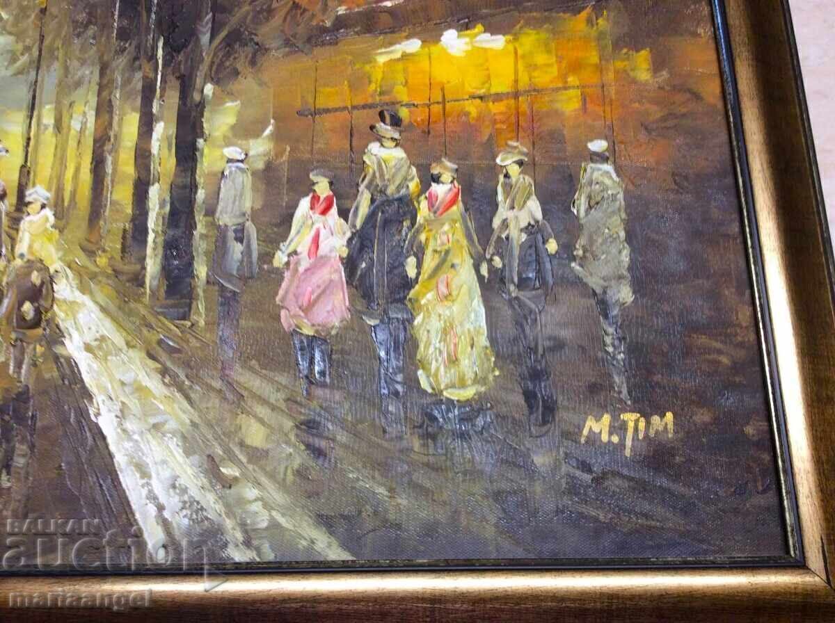 Доставка на Маслена картина ПАРИЖ М.Тим (61х80см)