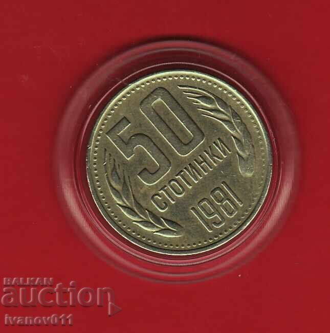 50 STOTINKI 1981 - 1 50 STOTINKI 1981 - 1