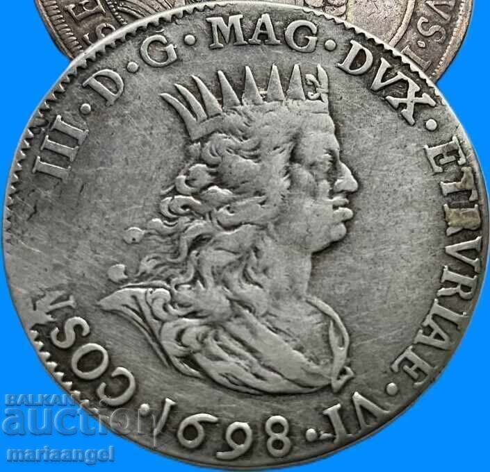 Taler 1698 Italia Cosimo de' Medici 23,04g 40,28mm argint - 7