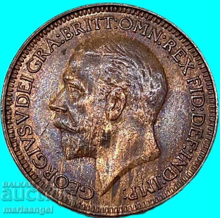 Доставка на Великобритания 1 фартинг 1931 крал Едвард VII бронз