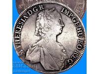 1755 Taler Austria 27.79g împ. Maria Tereza 1740-1780 argint