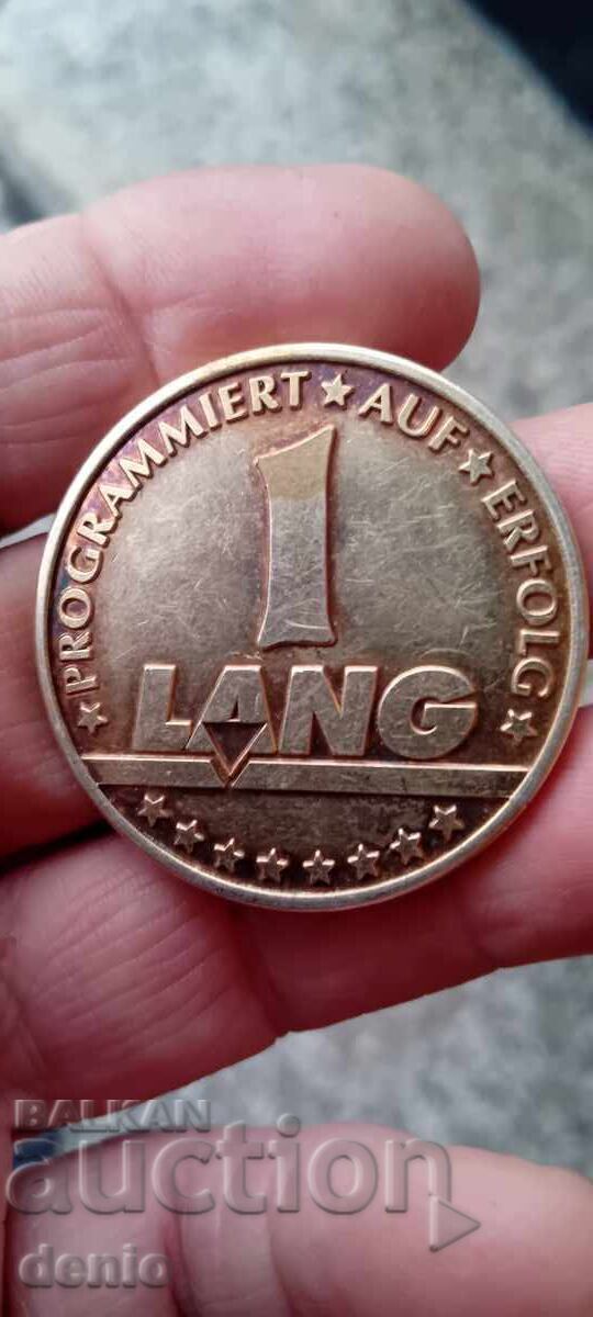 1 lang,монета,плакет,юбилеен,злато,сребро 1 lang,монета,плакет,юбилеен,злато,сребро