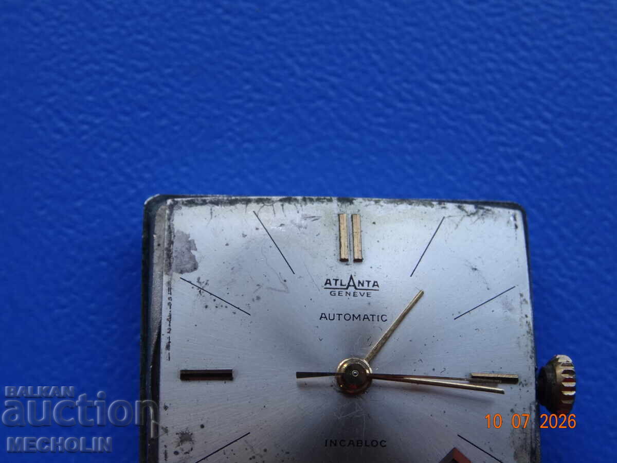 MECANISM COLECȚIONABIL CEAS DE MÂNĂ VECHI AUTOMAT ATLANTA - 6