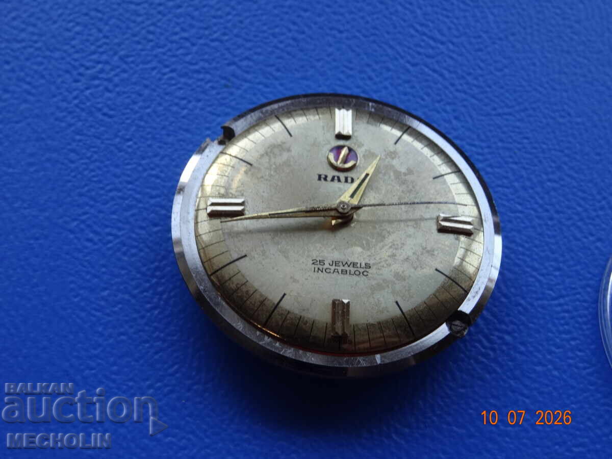 МЕХАНИЗЪМ КОЛЕКЦИОНЕРСКИ СТАР РЪЧЕН ЧАСОВНИК АВТОМАТ RADO