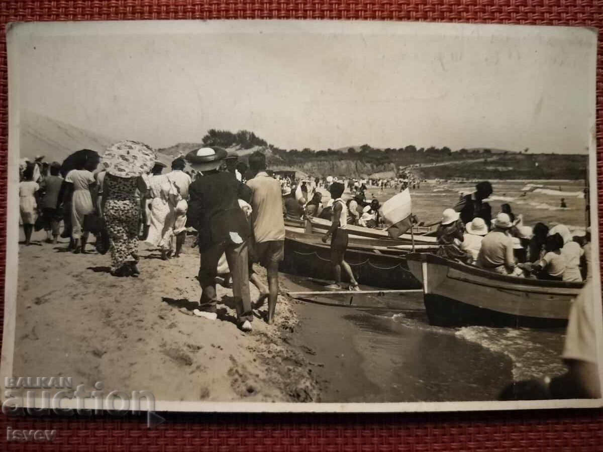 Δημοπρασία Stara poshtenska kartichka ot plazha v Nesebŭr 1930 g
