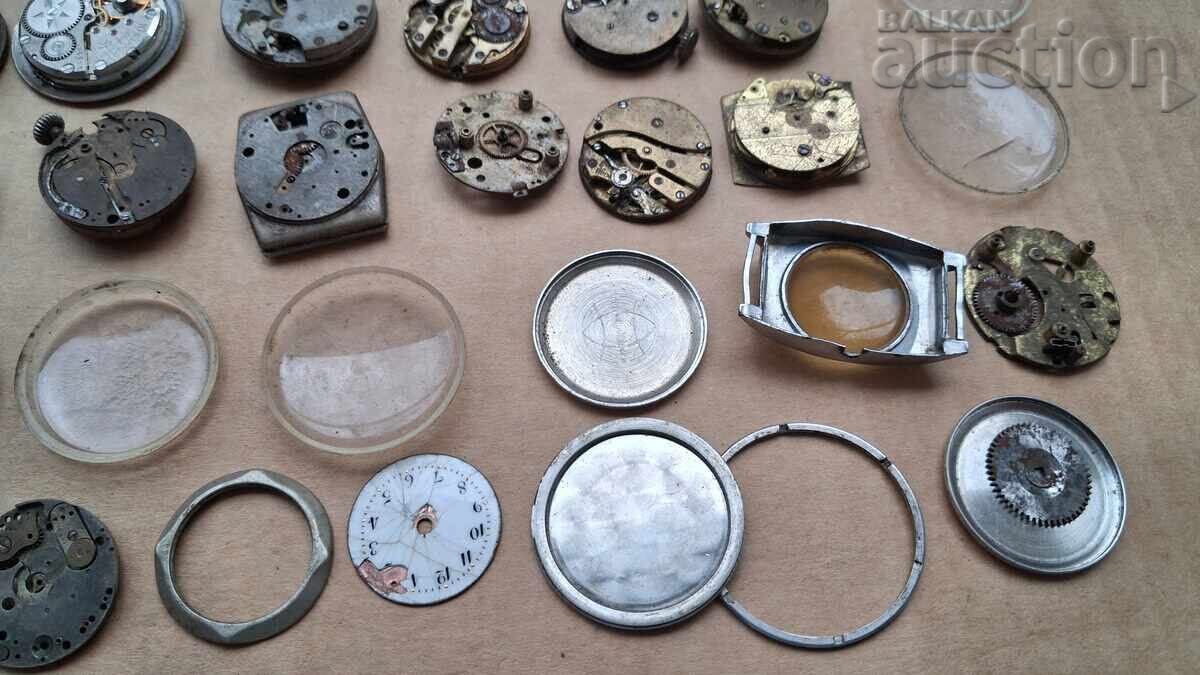 лот машинки стари часовници за части баланс - 5