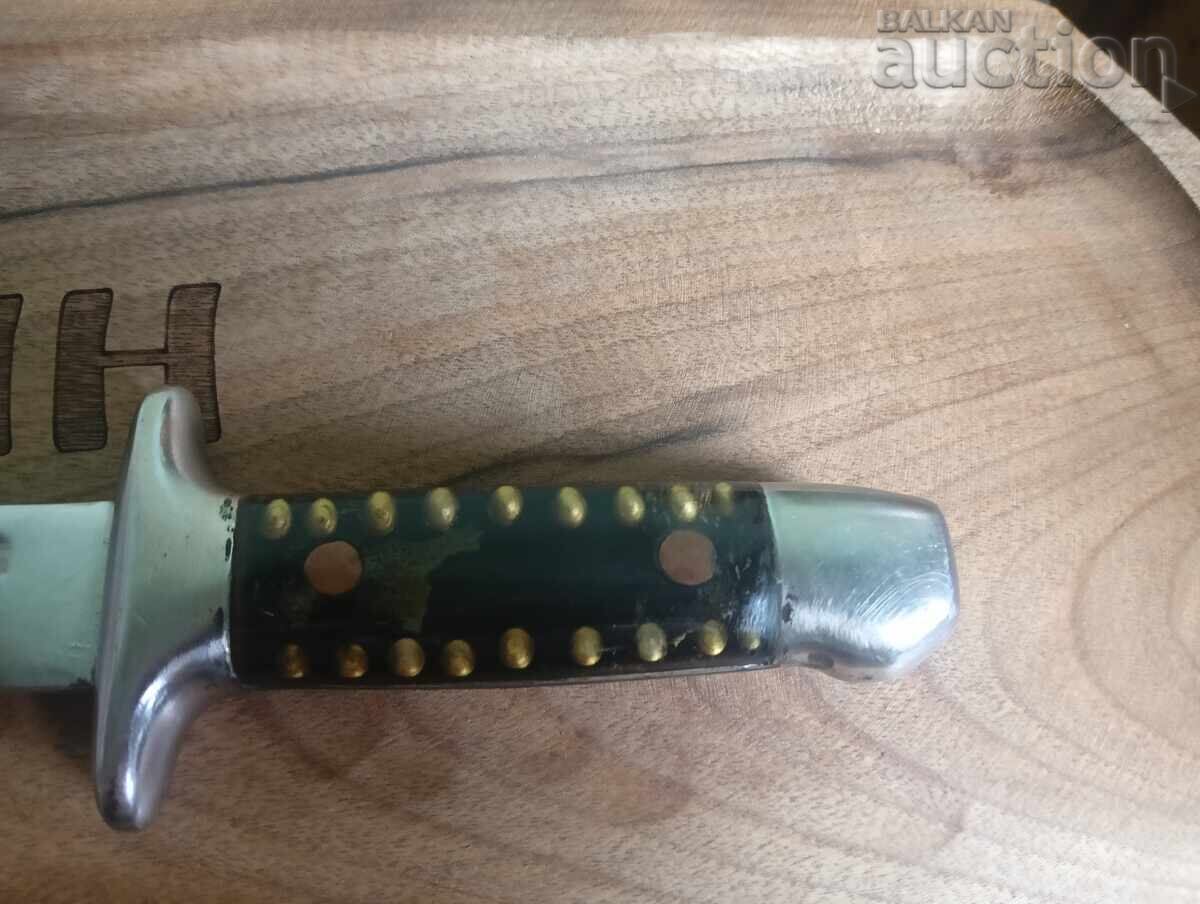 Livrarea Cuțit militar/de armată retro cu teacă, de serviciu