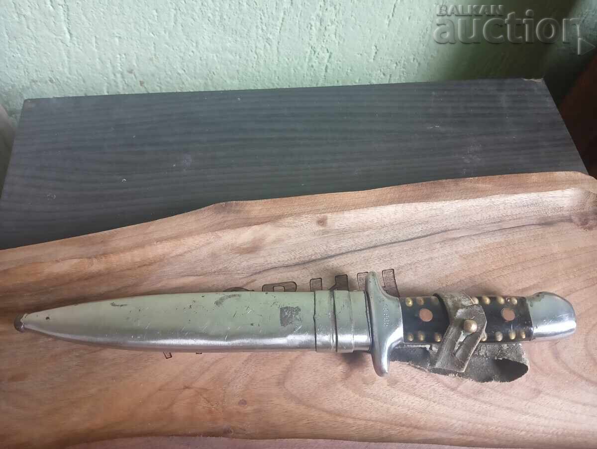 Cuțit militar/de armată retro cu teacă, de serviciu - 7