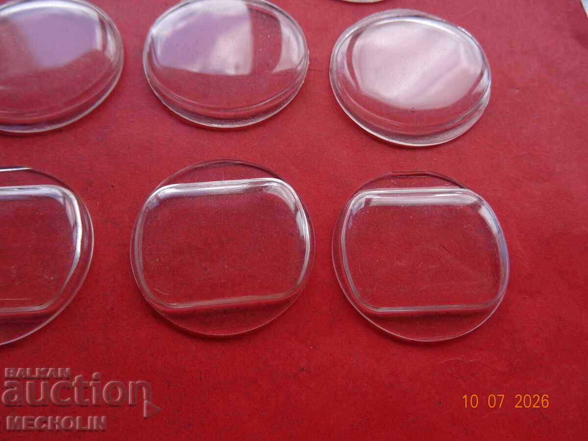 Delivery of NEW CRYSTALS FOR RUSSIAN WATCHES LOT EMBOSSED
