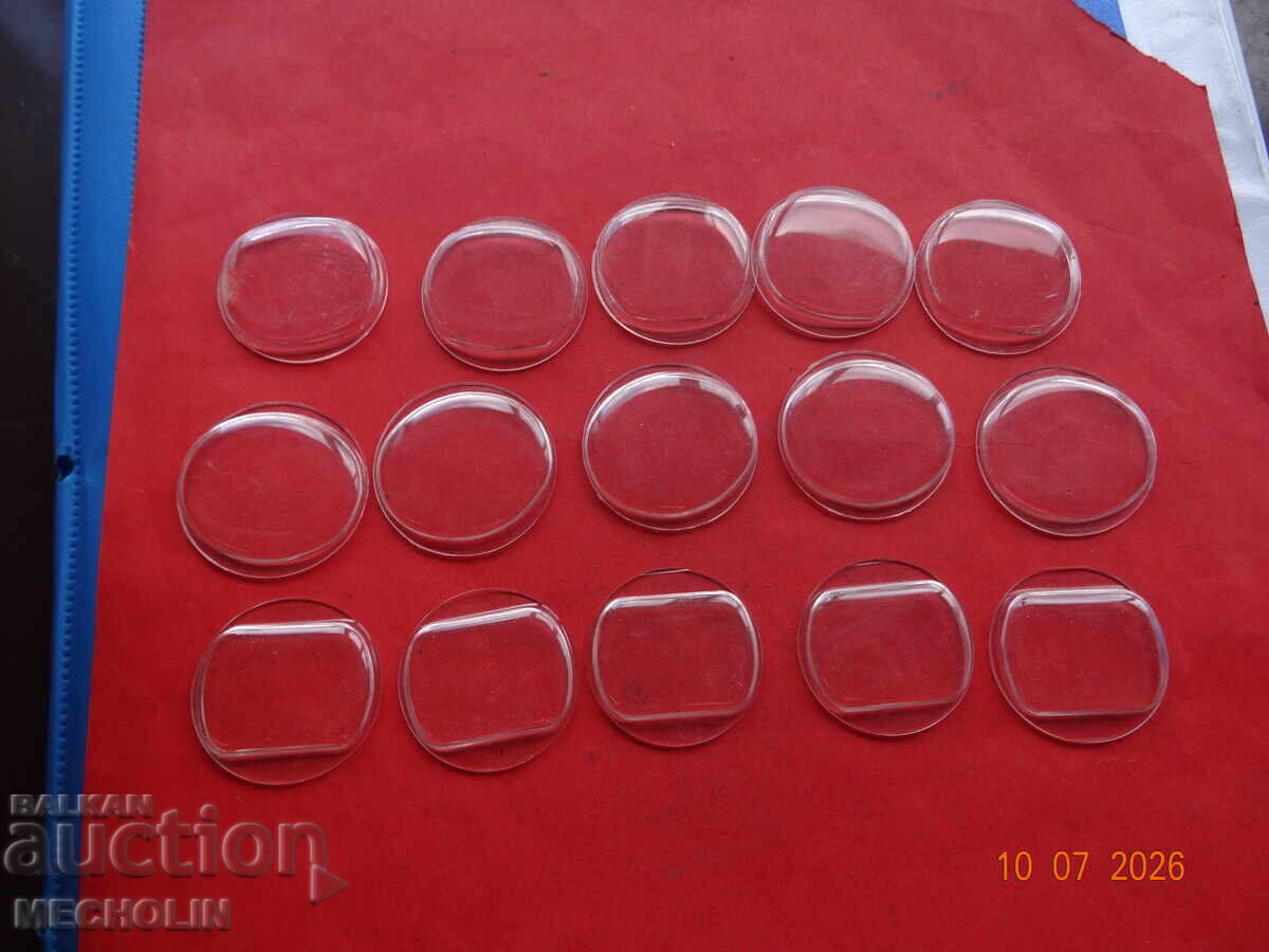 NEW CRYSTALS FOR RUSSIAN WATCHES LOT EMBOSSED
