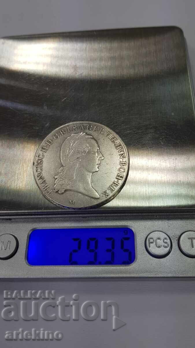 Σπάνιο ασημένιο νόμισμα Τάληρο 1795 "M" - Αυστρία - 6