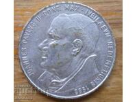 Plachetă - Papa Ioan Paul al II-lea - Vatican - 1983