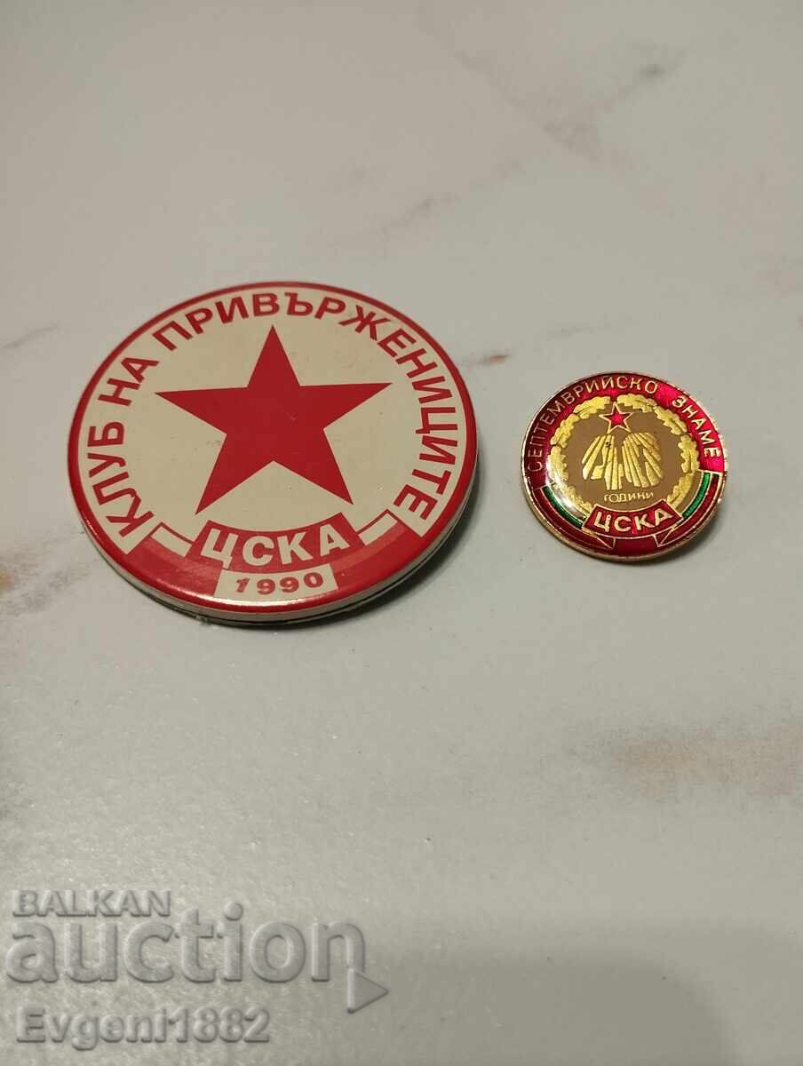 ЦСКА - Клуб на Привържениците 1990 г. Стара Значка Футбол - 5