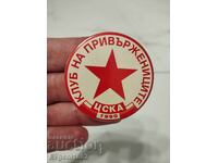ЦСКА - Клуб на Привържениците 1990 г. Стара Значка Футбол