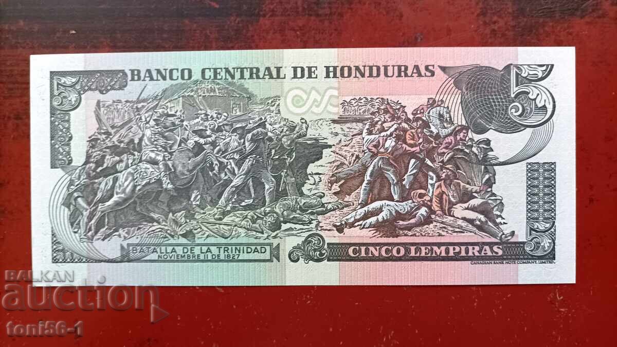Honduras 5 Lempiras 2004 UNC with price € 2.00 | 3.91 BGN