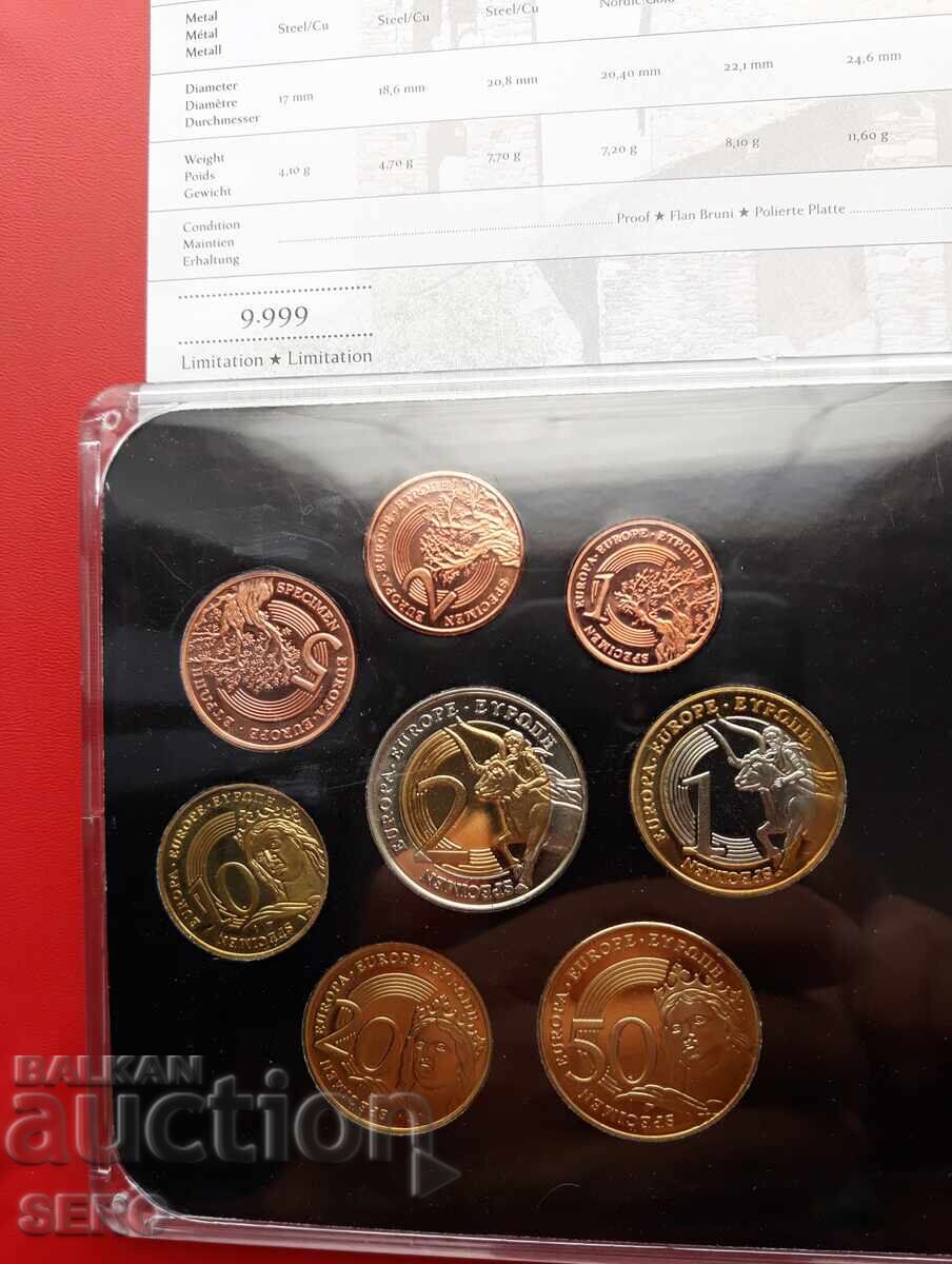 Σετ 8 δοκιμαστικών νομισμάτων Ανδόρας με τιμή € 15.00 | 29.34 BGN