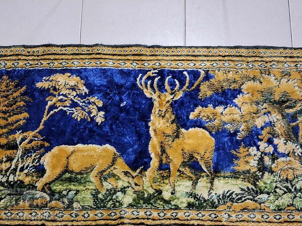 Licitație Covor vechi de perete de pluș, covor, panou, poză covor Licitație Covor vechi de perete de pluș, covor, panou, poză covor