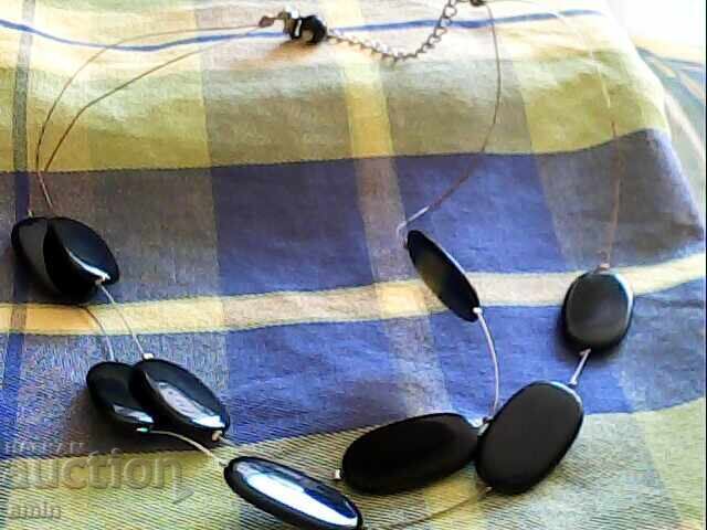 Natural stone necklace