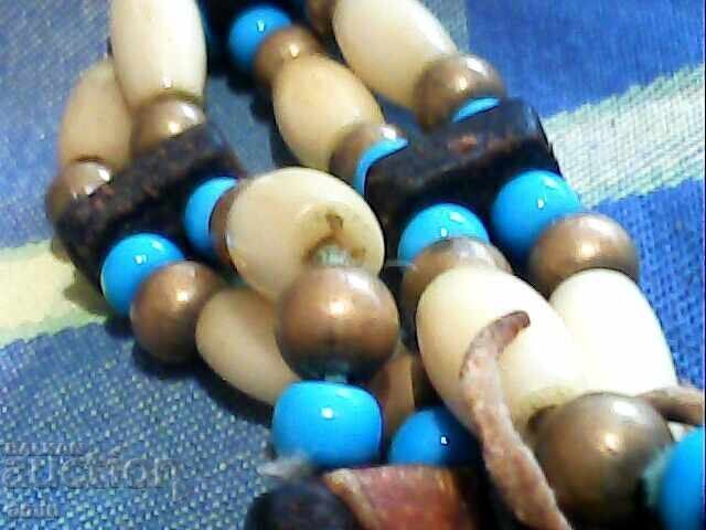 Old bracelet made of heavy bone and bronze beads with price € 3.00 | 5.87 BGN Old bracelet made of heavy bone and bronze beads with price € 3.00 | 5.87 BGN
