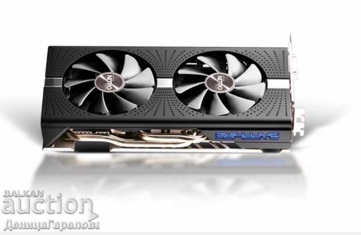 Геймърска видеокарта SAPPHIRE NITRO - RX 570, 8 GB Геймърска видеокарта SAPPHIRE NITRO - RX 570, 8 GB