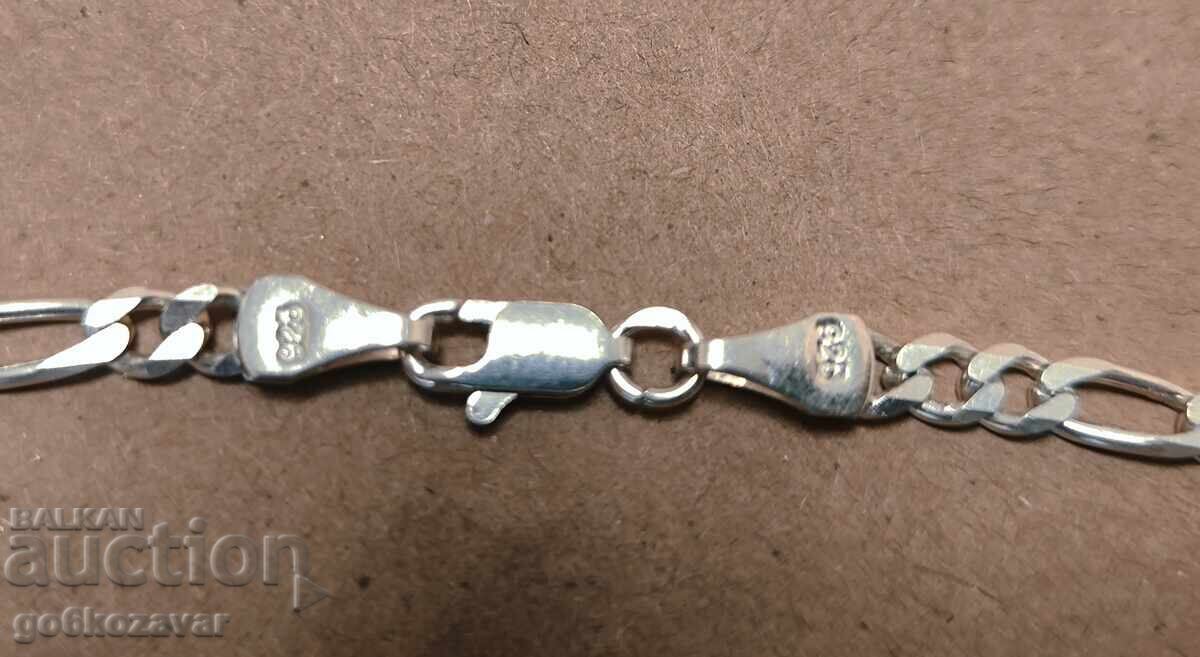 Ασημένια αλυσίδα πλέξη Cartier 925! - 5