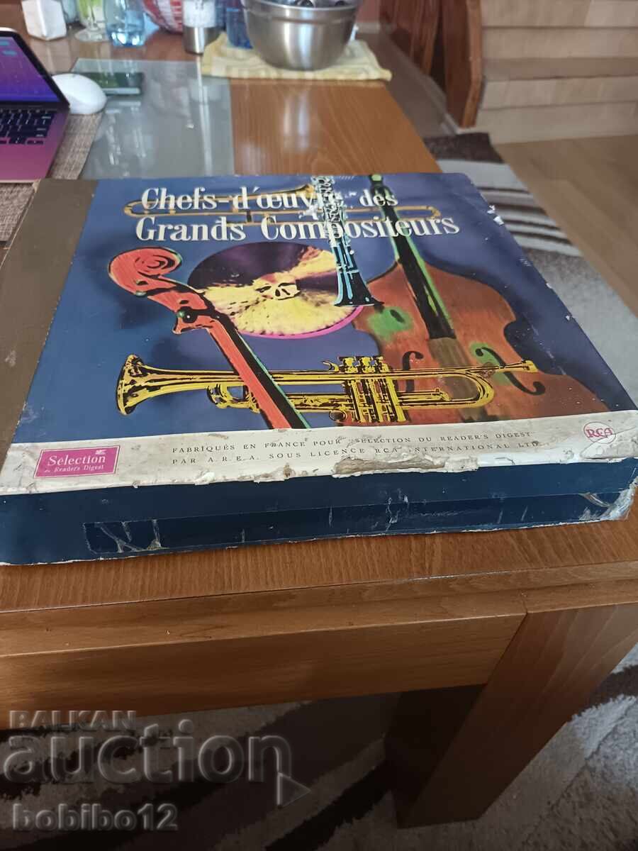 «Αριστουργήματα των μεγάλων συνθετών» Box set – 12 βινύλια