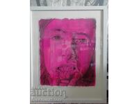 Framed drawing