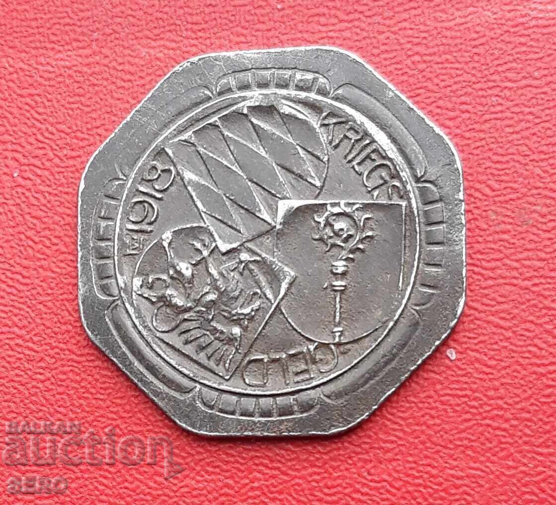 Γερμανία-Βάδη-Βυρτεμβέργη-Oberndorf-50 pfennig 1918 με τιμή € 8.00 | 15.65 BGN