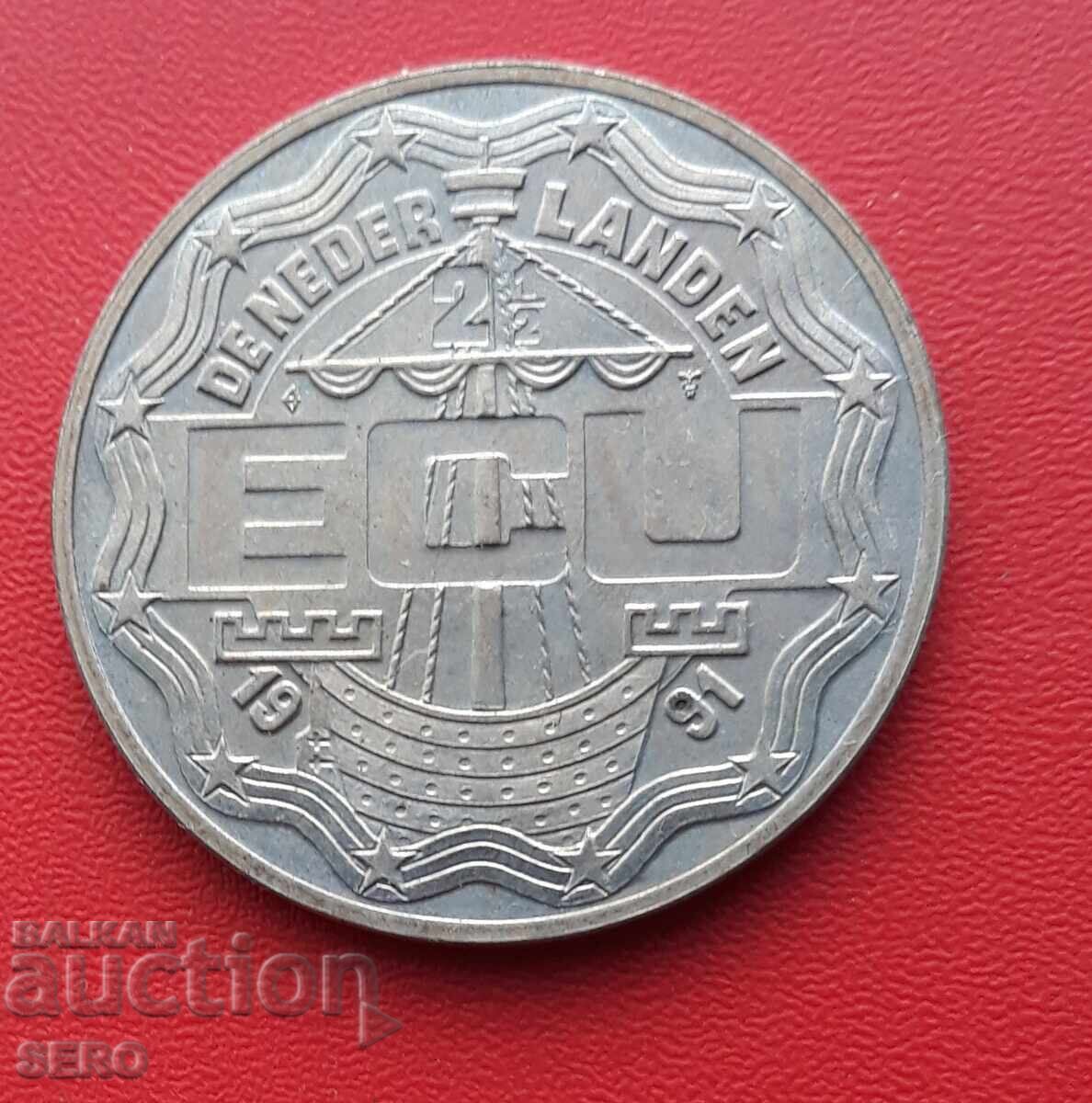 Нидерландия-1 екю 1991