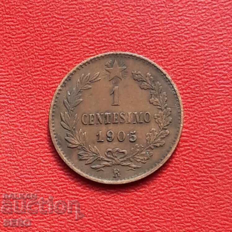 Ιταλία-1 σεντ 1905 R-Ρώμη-άριστη διατήρηση με τιμή € 11.00 | 21.51 BGN