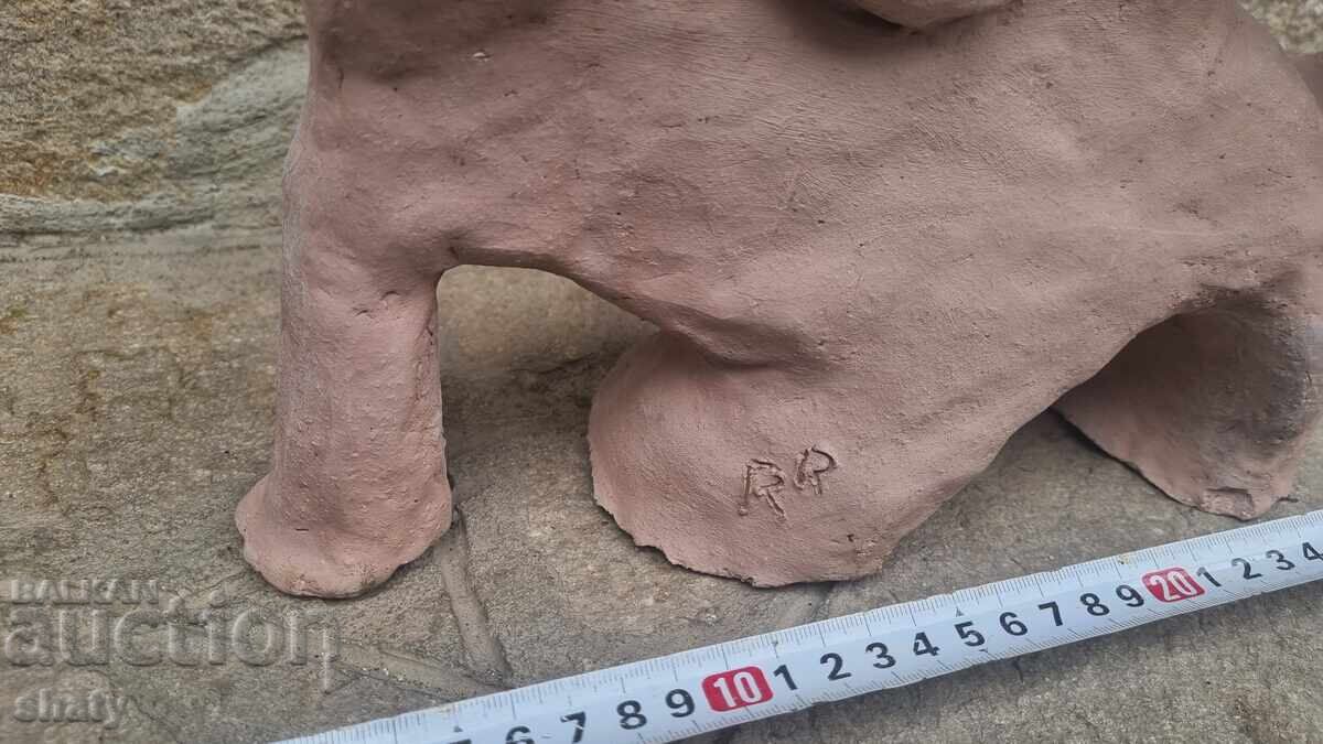 Sculptură veche de autor. Ceramică veche - 7