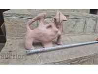 Sculptură veche de autor. Ceramică veche