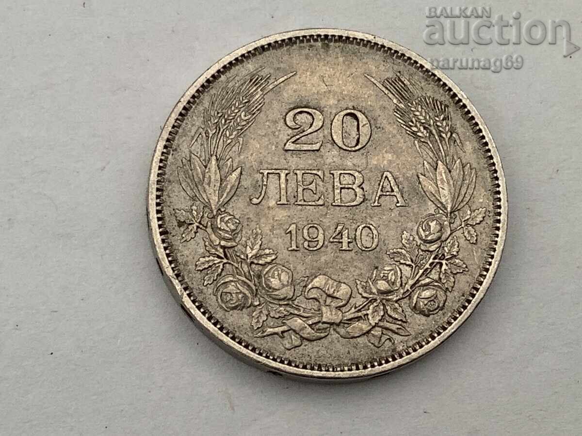 Bulgaria 20 Leva 1940 Year Bulgaria 20 Leva 1940 Year