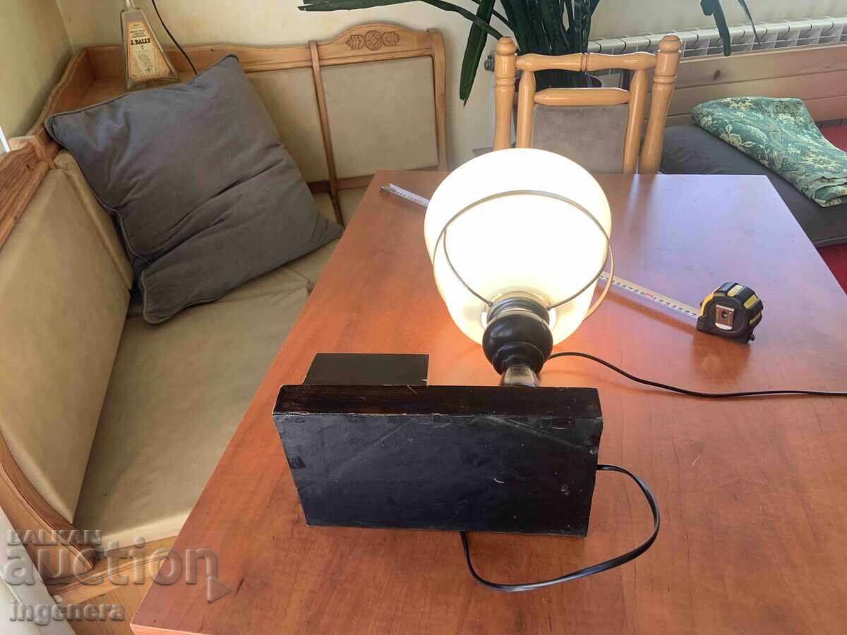 LAMPĂ DE BIROU RETRO SUPORT CĂRȚI DE VIZITĂ SUPORT CREIOANE LEMN - 6 LAMPĂ DE BIROU RETRO SUPORT CĂRȚI DE VIZITĂ SUPORT CREIOANE LEMN - 6
