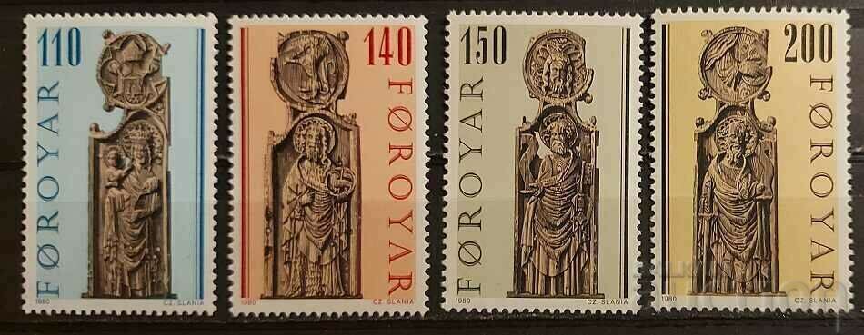 Фарьорски острови 1980 Изкуство/Религия  MNH