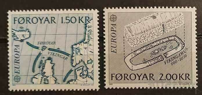 Φερόε Νήσοι 1982 Ευρώπη CEPT MNH Φερόε Νήσοι 1982 Ευρώπη CEPT MNH