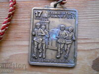Sports medal from a marathon in 1998 - Germany
