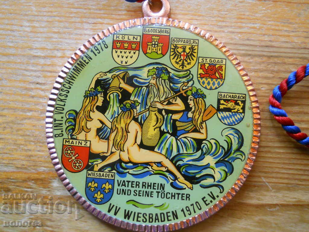 Medalia Campaniei Turistice Internaționale - Germania 1978 Medalia Campaniei Turistice Internaționale - Germania 1978