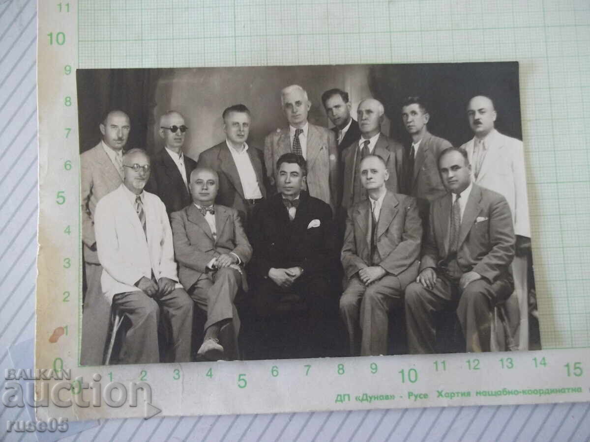 Vintage studio photo of a group of men