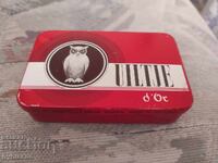 Cutie de tablă vintage pentru trabucuri „Uiltje” din Olanda