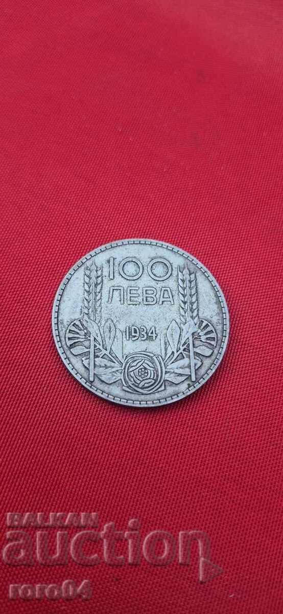 100 LEVA 1934 - I