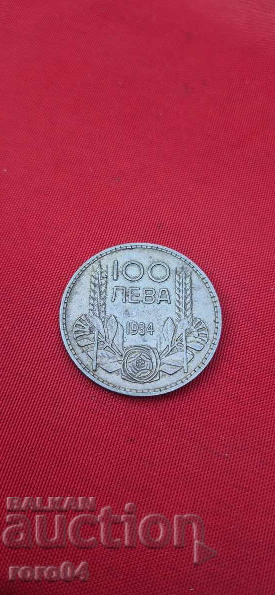 100 LEVA 1934 - II