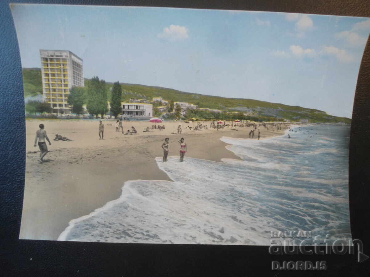 VARNA. Zlatni pyasŭtsi - Plazhŭt, Stara kartichka