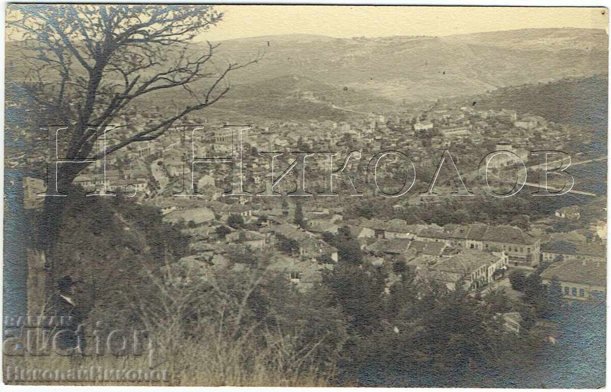 FOTOGRAFIE VECHE VELIKO TARNOVO VEDERE GENERALĂ J719