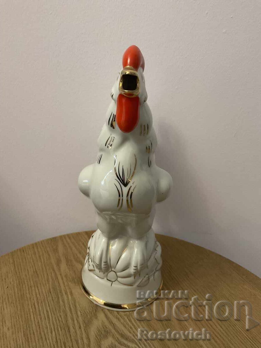 Decantor-carafă „Cocoșel”, produs în URSS, 1970. Varianta de export cu preț € 48.88 | 95.60 BGN